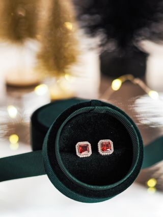 Stříbrné náušnice na puzetku ✨🎄🎁🥰 také zazáří pod stromečkem 🥰