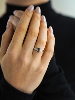 3 barevné varianty prstenů z bílého zlata ✨🎄🎁